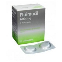 Fluimucil 600 mg ( ENVIOS REGIONALES NY NACIONAL) Caja*20 Comprimidos Efervescentes - Mucolítico