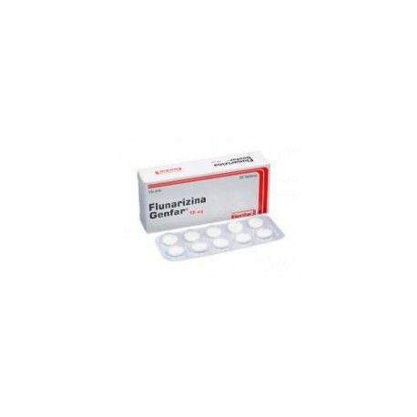 Flunarizina 10 mg (ENVIOS REGINALES Y NACIONAL) Caja*30 Tabletas - Genfar