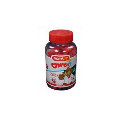 Gumivit Kids Omega 3 Gomas De Gelatina Sabor A Frambuesa (Envíos Regionales y Nacionales) fco*60gom