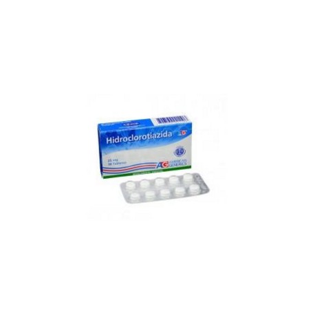 Hidroclorotiazida 25 mg (ENVIOS REGIONALES Y NACIONAL) Caja*30 Tabletas - American Generics