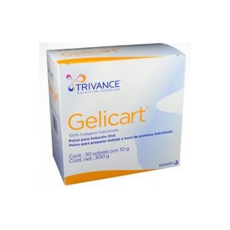 Gelicart 10 g Polvo Para Preparar Suplemento (Envíos Regionales y Nacionales) caja*30 sobres