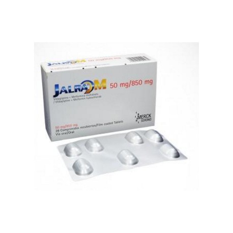 Jalra M 50 mg /850 mg ( ENVIOS REGIONALES Y NACIONAL) Caja*28 Comprimidos Recubiertos - Merck