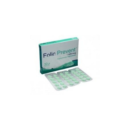 Folic Prevent 400 mg (ENVIOS REGIONALES Y NACIONAL) Caja*30 Tabletas - Laproff