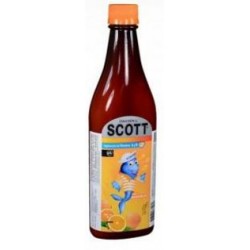 Emulsión Scott Sabor a Naranja Suplemento Vitaminas (envios a nivel nacional) fco*450ml