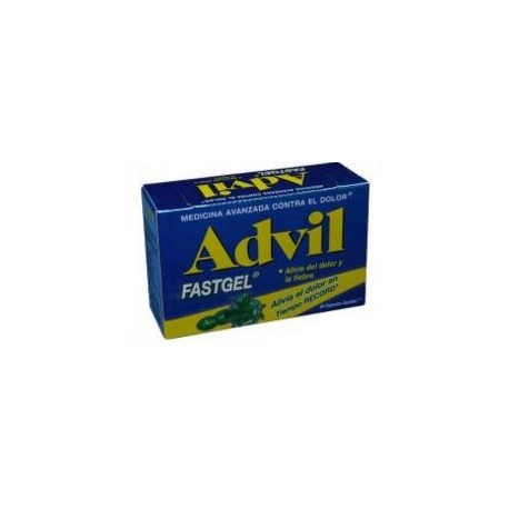 Advil Fastgel Cápsulas Liquidas Alivia El Dolor (Envíos Regionales y Nacionales) caja*36 unidades