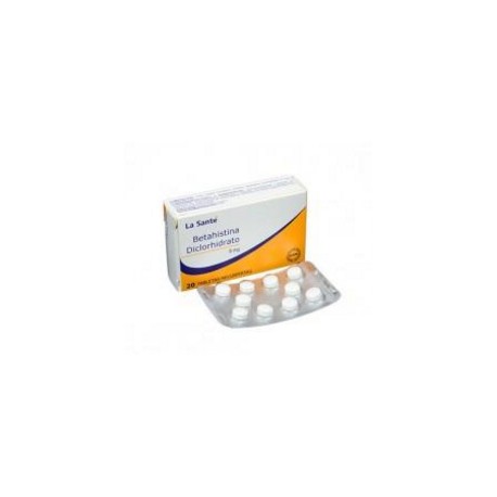 Betahistina Diclorhidrato 8 mg (ENVIOS REGIONALES Y NACIONAL) Caja*20 Tabletas Recubiertas - La Santé