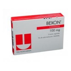 Bexon 100 mg (ENVIOS REGIONALES Y NACIOPNAL) Caja*3 Óvulos Vaginales - Tecnofarma