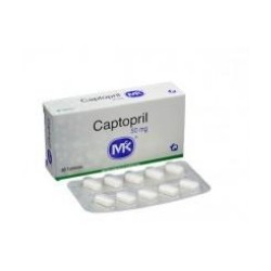 Captopril 50 mg (ENVIOS REGIONALES Y NACIOONAL) Caja*30 Tabletas – Tecnoquímicas