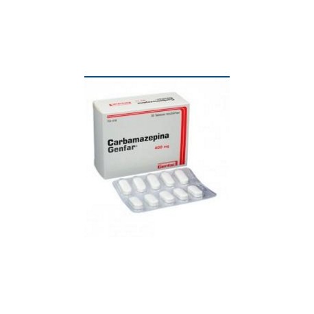 Carbamazepina 400 mg (ENVIOS REGIONALES Y NACIONAL) Caja*30 Tabletas Recubiertas – Genfar