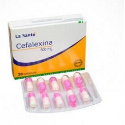 Cefalexina 500 mg ( ENVIOS REGIONALES Y NACIONAL) Caja*20 Cápsulas - La Santé