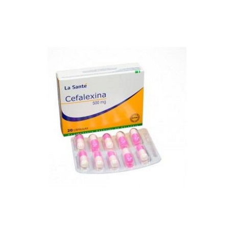 Cefalexina 500 mg ( ENVIOS REGIONALES Y NACIONAL) Caja*20 Cápsulas - La Santé