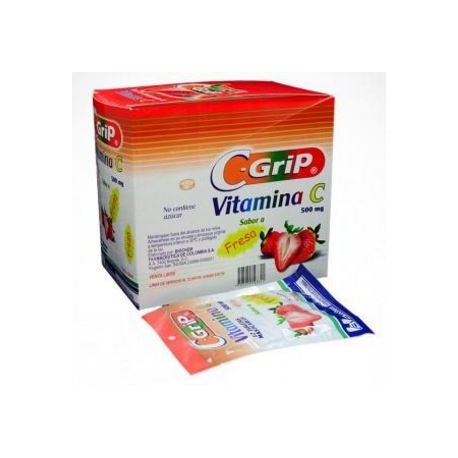 C-Grip Tabletas Masticables Sabor a Fresa (Envíos Regionales y Nacionales) caja*144 tabletas