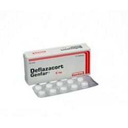 Deflazacort 6 mg (ENVIOS REGIONALES Y NACIONAL) Caja*10 Tabletas – Genfar