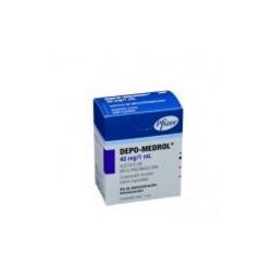 Depo-Medrol 40 mg (ENVIOS REGIONALES Y NACIONAL) Frasco*1 mL - Pfizer