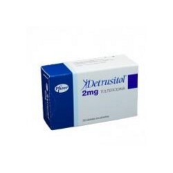 Detrusitol 2 mg (ENVIOS REGIONAL Y NACIONAL) Caja*28 Tabletas Recubiertas - Pfizer