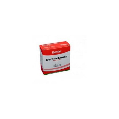 Dexametasona 8 mg / 2 mL (ENVIOS REGIONALES Y NACIONAL) Caja*10 Ampollas - Genfar