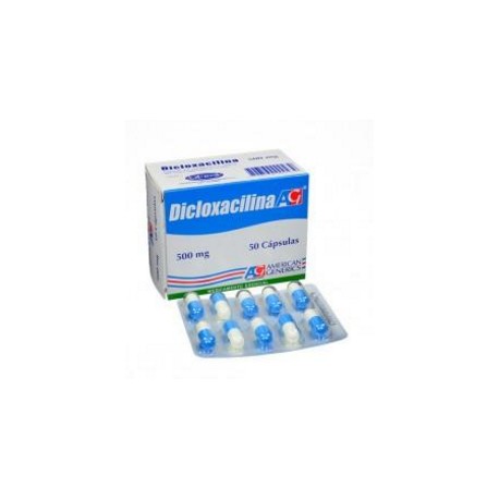 Dicloxacilina 500 mg(ENVIOS REGIONALES Y NACIONALES ) Caja*50 Cápsulas – American Generics