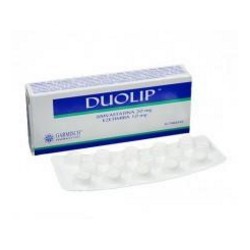 Duolip 20 mg / 10 mg (ENVIOS REGIONALES Y NACIONAL) Caja*30 Tabletas - Garmisch Pharmaceutical