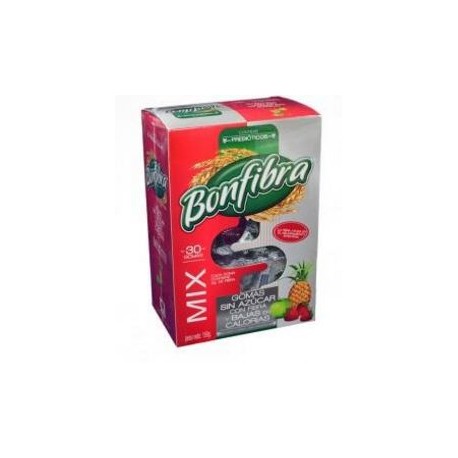 Bonfibra Gomas Sabor Mix Transito Intestinal (Envíos Regionales y Nacionales) CAJA*30 TABLETAS