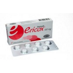 Ericox 120 mg (ENVIOS REGIONALES Y NACIONAL) Caja*7 Tabletas Recubiertas – LaFrancol