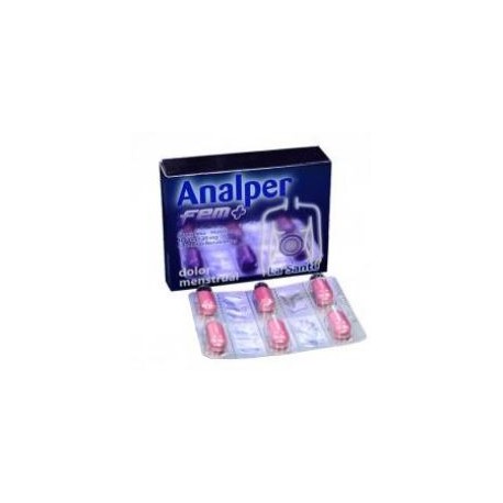 Analper Fem Tabletas Recubiertas Dolor Menstrual (Envíos Regionales y Nacionales) CAJA*6 UNIDADES