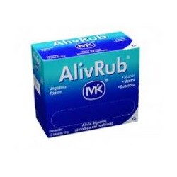 AlivRub Ungüento - Alivio Del Resfriado (Envíos Regionales y Nacionales) CAJA*12 LATAS