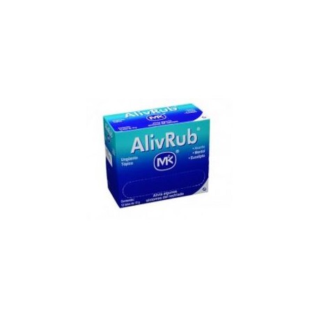 AlivRub Ungüento - Alivio Del Resfriado (Envíos Regionales y Nacionales) CAJA*12 LATAS