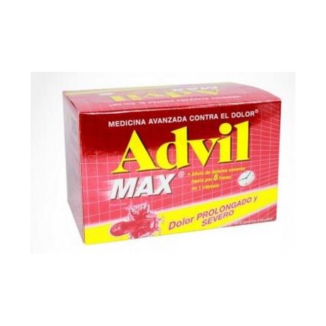 Advil Max Cápsulas Líquidas Dolores Severos (Envíos Regionales y Nacionales) fco*60 unidades