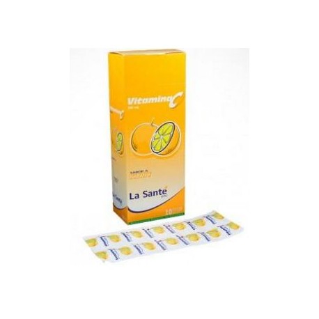 Vitamina C 500 mg Tabletas Masticables Sabor a Naranja (Envíos Regionales y Nacionales) caja*100 unidades