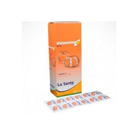 Vitamina C 500 mg Tabletas Masticables Sabor A Mandarina (Envíos Regionales y Nacionales) caja*100 unidades