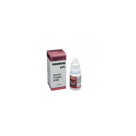 Tobramicina 0.3% (ENVIOS REGIONALES Y NACIONAL) Frasco Gotero*5 mL Solución Oftálmica – Wasser Chemical S.A.S