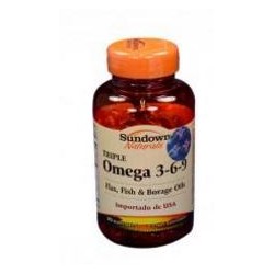 Sundown Triple Omega 3-6-9 Softgels (Envios regionales y Nacionales) fco*60 unidades