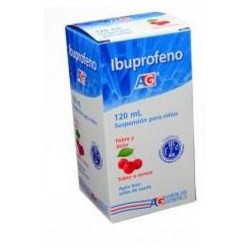 Ibuprofeno Suspensión Para Niños Sabor A Cereza (ENVIOS REGIONAL Y NACIONAL) FCO*120ML