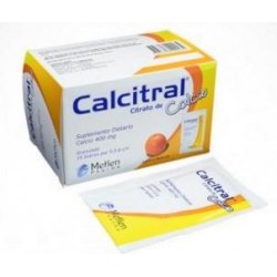 Calcitral Sobres Granulados Sabor A Naranja (ENVIOS REGIONAL Y NACIONAL) caja*15 sobres