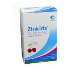 Zinkids Sabor A Cereza Jarabe (ENVIOS REGIONAL Y NACIONAL) fco*120ml