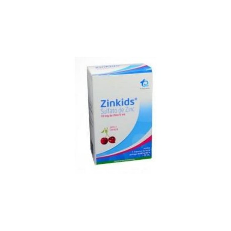 Zinkids Sabor A Cereza Jarabe (ENVIOS REGIONAL Y NACIONAL) fco*120ml