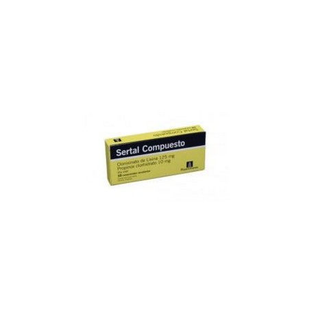 Sertal Compuesto 125 mg / 10 mg (ENVIOS REGIONALES Y NACIONAL) Caja*10 Comprimidos Recubiertos - Roemmers
