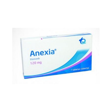 Anexia 120 mg Tabletas Cubiertas Tecnoquímicas (Envíos Regionales y Nacionales) caja*7 tabletas