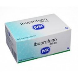 Ibuprofeno 400 mg (ENVIOS REGIONALES Y NACIONAL) Caja*100 Tabletas Cubiertas - Tecnoquímicas