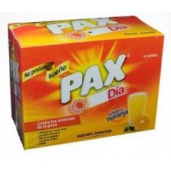 Pax Día Sobres Sabor Naranja Síntomas De Gripa (envios a nivel nacional) caja*24 sobres