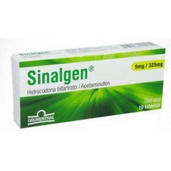 Sinalgen 50 / 325 mg Tabletas Grünenthal (farmaweb Envíos Regionales y Nacionales) caja*30 unidades