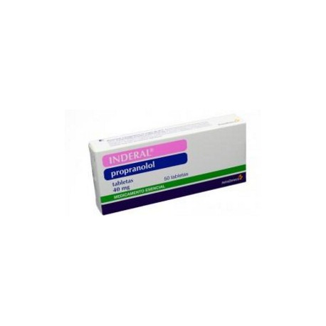 Inderal 40 mg 50 tabletas