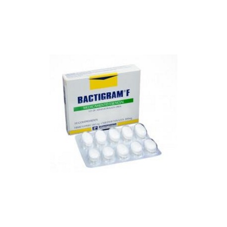 Bactigram F (ENVIOS REGIONALES Y NACIONAL) Caja*10 Comprimidos - Quipropharma