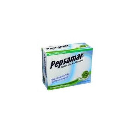 Pepsamar Masticables Sabor Menta Acidez Estomacal caja*100 tabletas