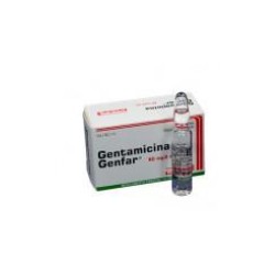 Gentamicina 80 mg Ampollas Genfar (Envíos Regionales y Nacionales) caja*6 ampollas