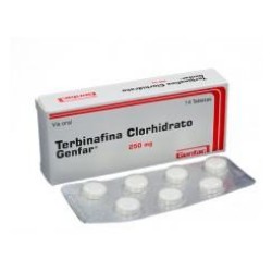 Terbinafina Clorhidrato 250 Tabletas Genfar (Envíos Regionales y Nacionales) caja*14 unidades