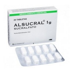 Alsucral 1 g (ENVIOS A NIVEL NACIONAL) Caja x 20 Tabletas - Ropsonhn Laboratorios