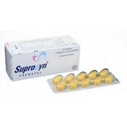 Supradyn Prenatal(ENVIO A NIVEL NACIONAL) Caja x 30 Tabletas Lacadas