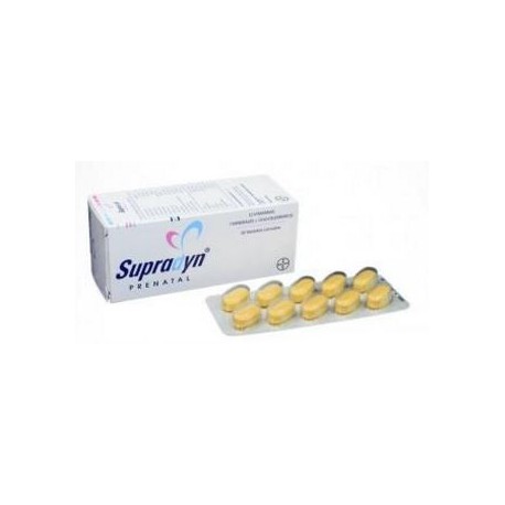 Supradyn Prenatal(ENVIO A NIVEL NACIONAL) Caja x 30 Tabletas Lacadas
