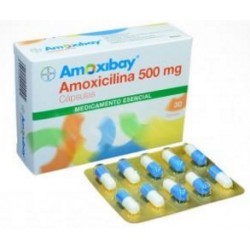 Amoxibay 500 mg( ENVIOS A NIVEL NACIONAL) Caja*30 Cápsulas Bayer